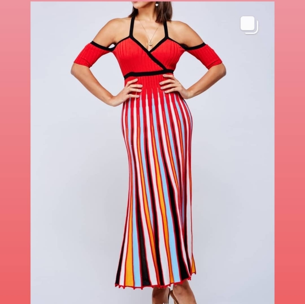 Red Mix Dress